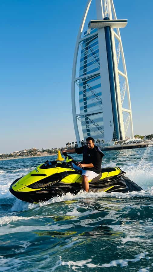 1-Hour Royal Atlantis Jet Ski Tour - Burj Al Arab from the sea