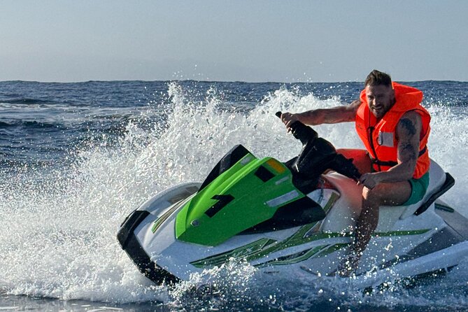1 Person Turbo Jet Ski ride in Tenerife South with Pick Up - Key points at a glance