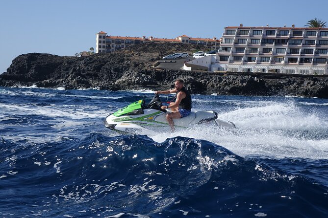 1 Person Turbo Jet Ski ride in Tenerife South with Pick Up - Setting out from Marina del Sur in Las Galletas