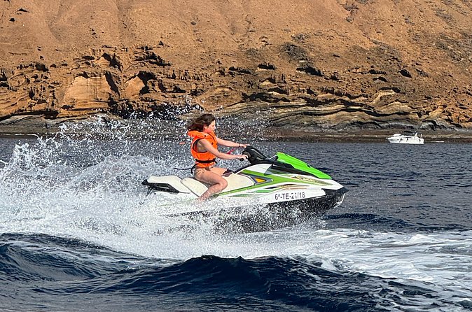 1 Person Turbo Jet Ski ride in Tenerife South with Pick Up - Small groups, safety, and comfort