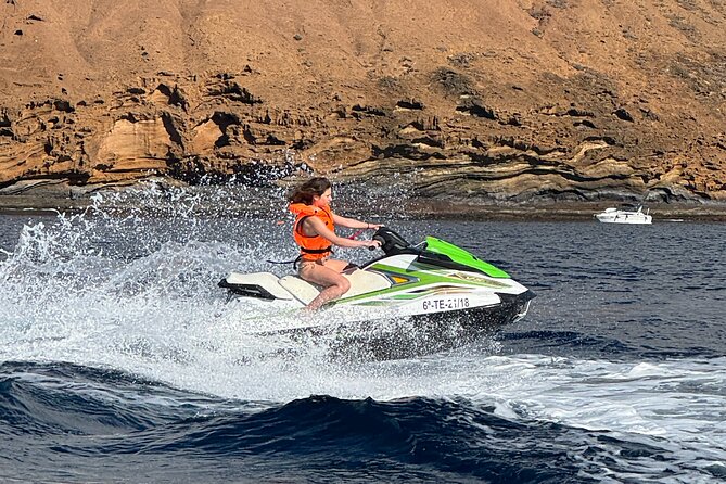 1 Person Turbo Jet Ski ride in Tenerife South with Pick Up - Who will get the most from this ride?