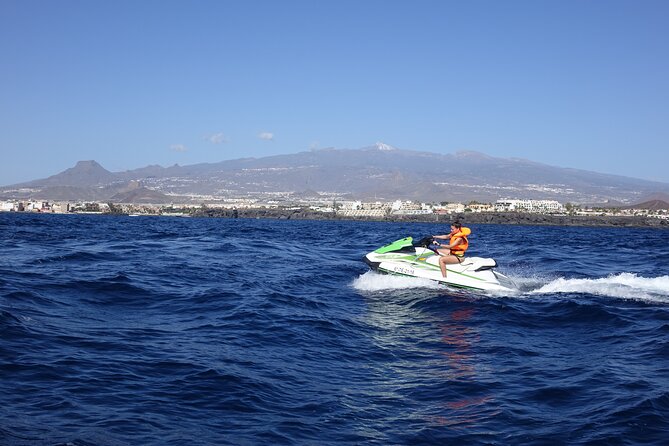 1 Person Turbo Jet Ski ride in Tenerife South with Pick Up - What the first minutes on the water feel like