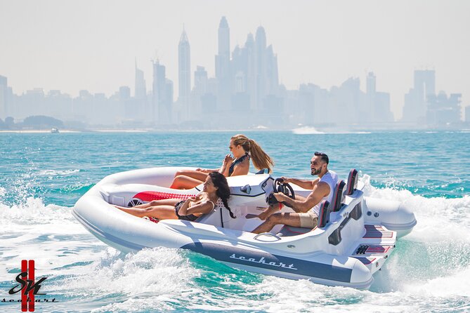 120 MINUTES Dubai Private Self-Drive SeaKart Jet Ski Boat Tour - Palm Jumeirah and the Atlantis photo stop