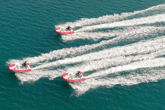120 MINUTES Dubai Private Self-Drive SeaKart Jet Ski Boat Tour - Burj Al Arab from the open water