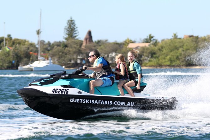 1hr Jet Ski Safari - South Stradbroke Island as the turning point