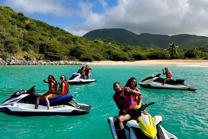 2 Hours Private Jet Ski Tour in Saint Martin with free passenger - Marigot Bay and Fort Louis