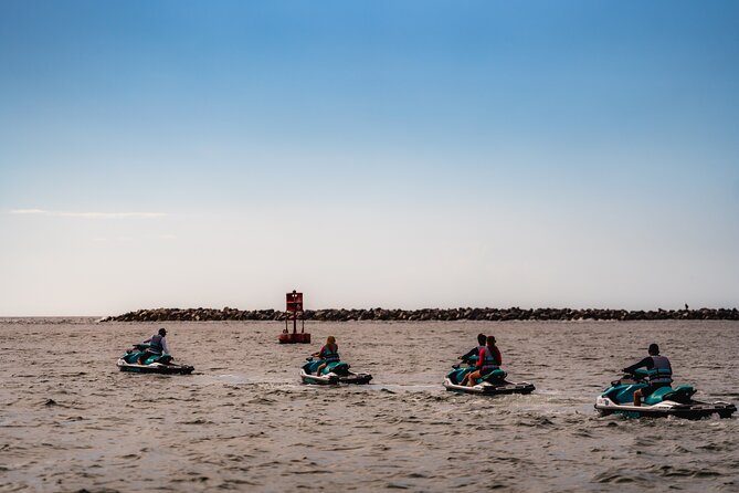 2 Hours Shell Island Jet Ski Tour - Riding out from St. Andrews Bay