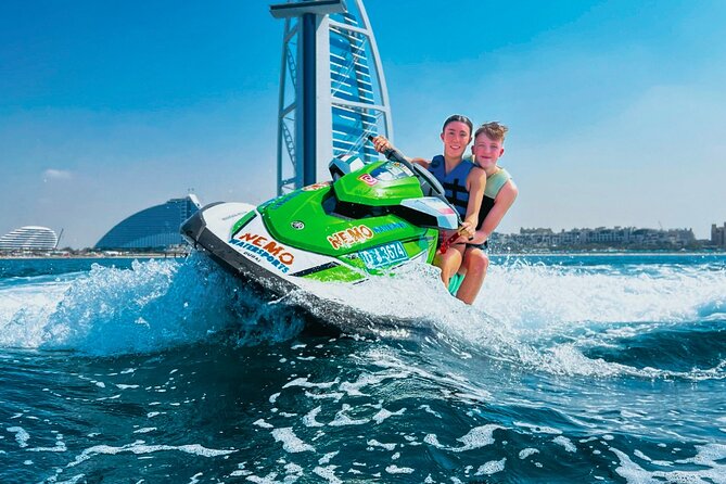 30-Min Jet Ski Tour: English Breakfast, Burj Al Arab View Bliss - The Burj Al Arab photo stop