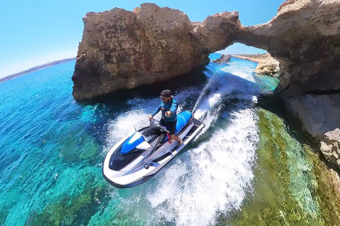 30 minute, Jet Ski Rental Malta - Self guided - No Licence Needed - Starting at Cirkewwa, Malta’s northern launch point