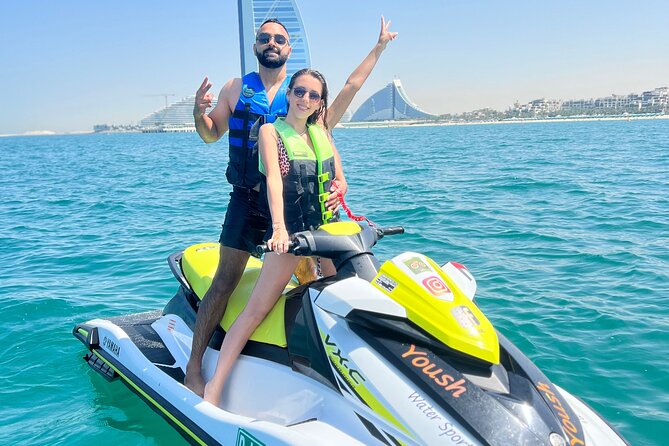 30Min Dubai Jet Ski Tour of Burj Al Arab with Free Ice Cream - Burj Al Arab from the water