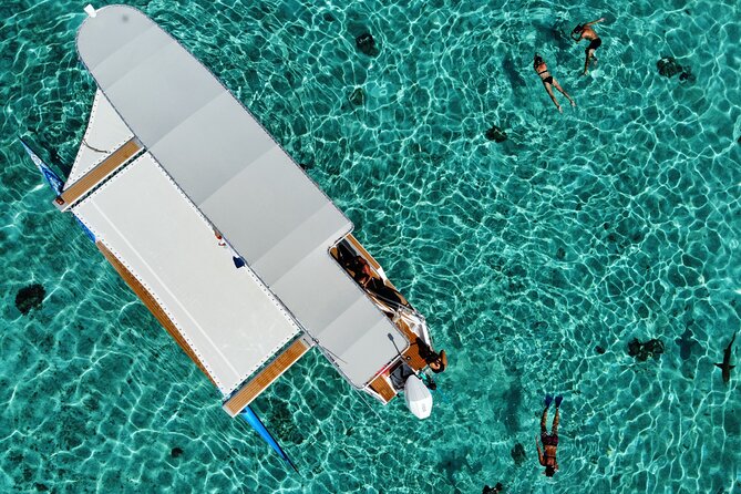 3H Adventure in JET SKI Snorkeling and Tahaa Lagoon - A white-sand pause and supervised shark viewing