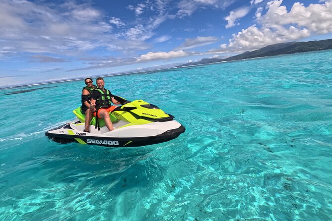 3H Adventure in JET SKI Snorkeling and Tahaa Lagoon - Getting the rhythm of the jet ski ride