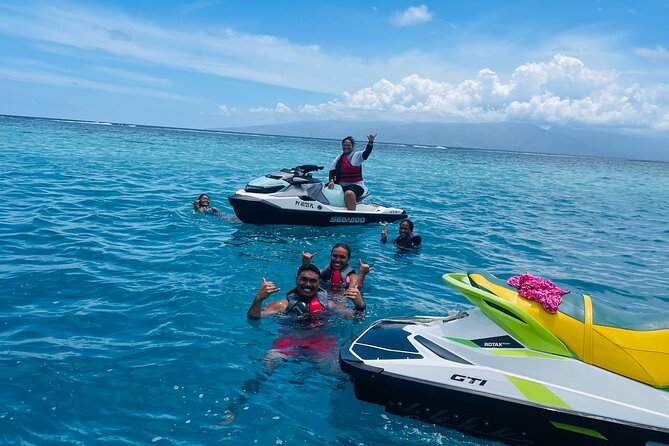 3H Jet Ski Tour to Discover Moorea - Haapiti: Moorea’s surf side comes first