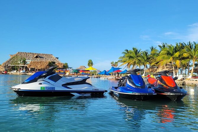 4-Hour Guided Jet Ski Tour to Secret Beach, San Pedro, Belize - Beach stops before Secret Beach