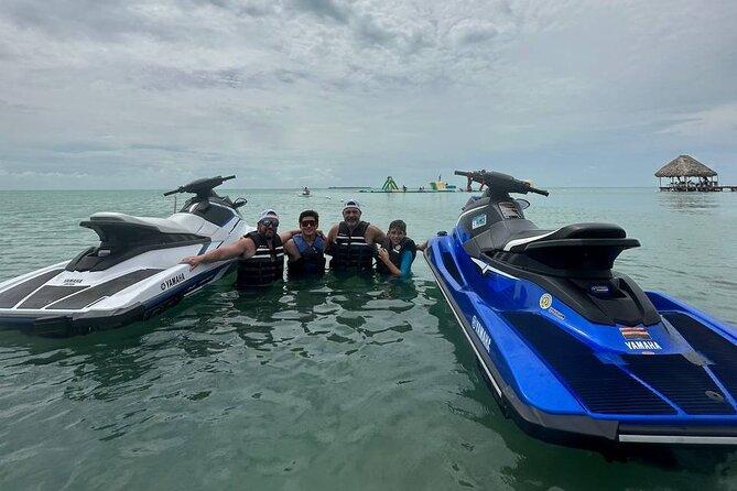 4-Hour Guided Jet Ski Tour to Secret Beach, San Pedro, Belize - The six-inch-deep sandbar