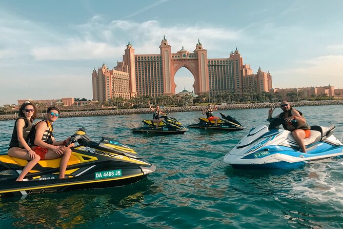 90 Minutes Dubai Palm Jumeirah Jetski Tour - Atlantis The Royal and the outer Palm