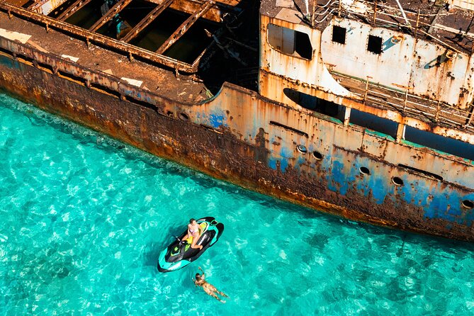 Abandoned Shipwreck Jet Ski Tour - Riding from Mako Watersports to the wreck