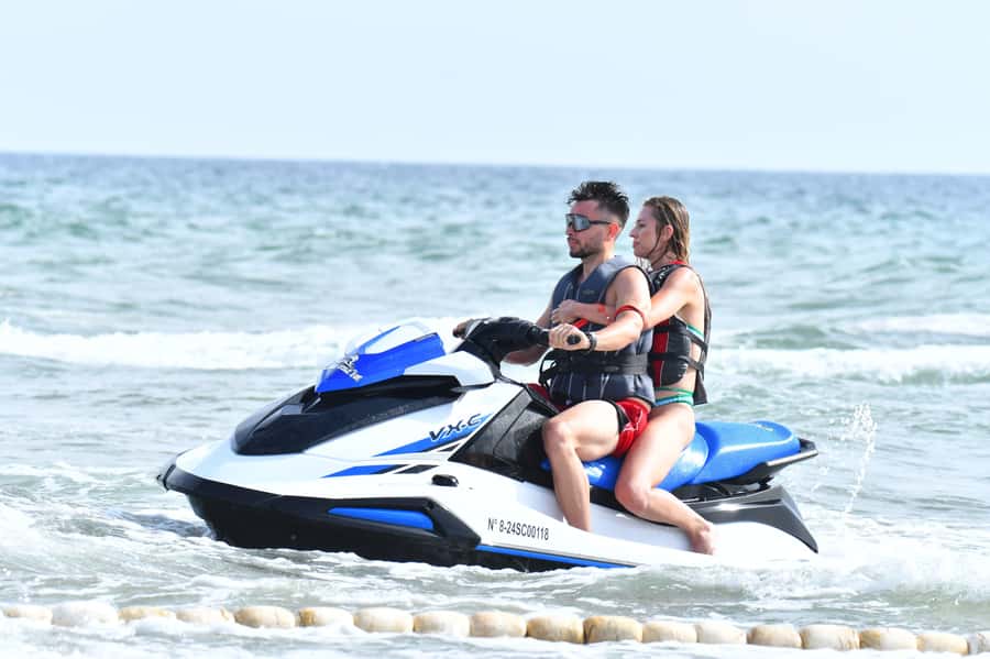 Agadir: Jet Ski Adventure W- Optional Quad Bike on The Beach - The beach arrival and safety briefing