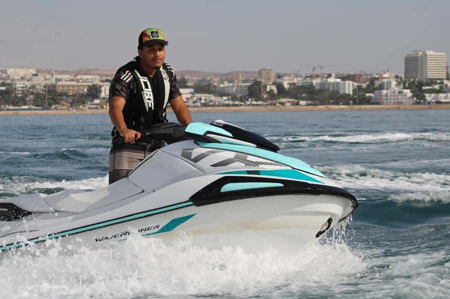Agadir: Jet Ski Expereince with Hotel Transfers - The swim break and return to shore