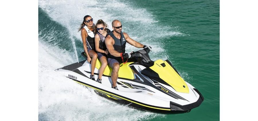 Agia Pelagia: Jet Ski - Taking the controls at Mononaftis Beach