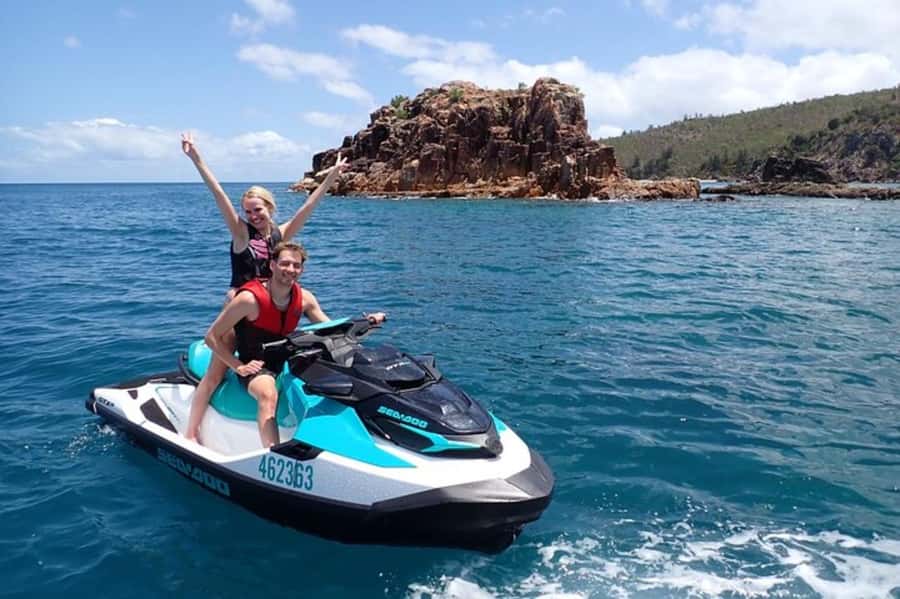 Airlie Beach Jet Ski Tours - Meeting Ocean Dynamics at Port of Airlie