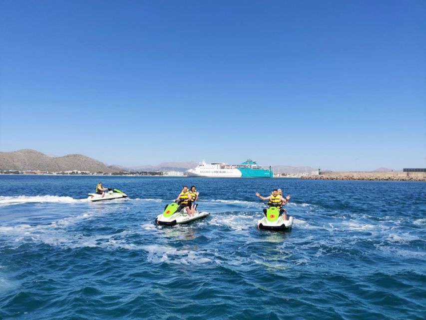 Alcudia: Aucanada Beach Jet Ski Trip - What the 45-minute route feels like