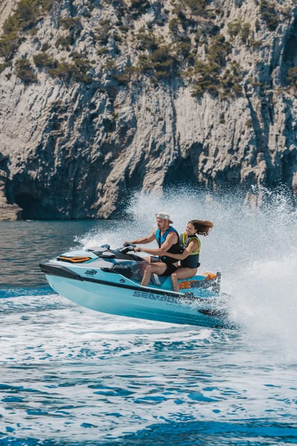 Alcudia: Jet Ski Tour to Lighthouse Island with photos - What the jet ski ride feels like