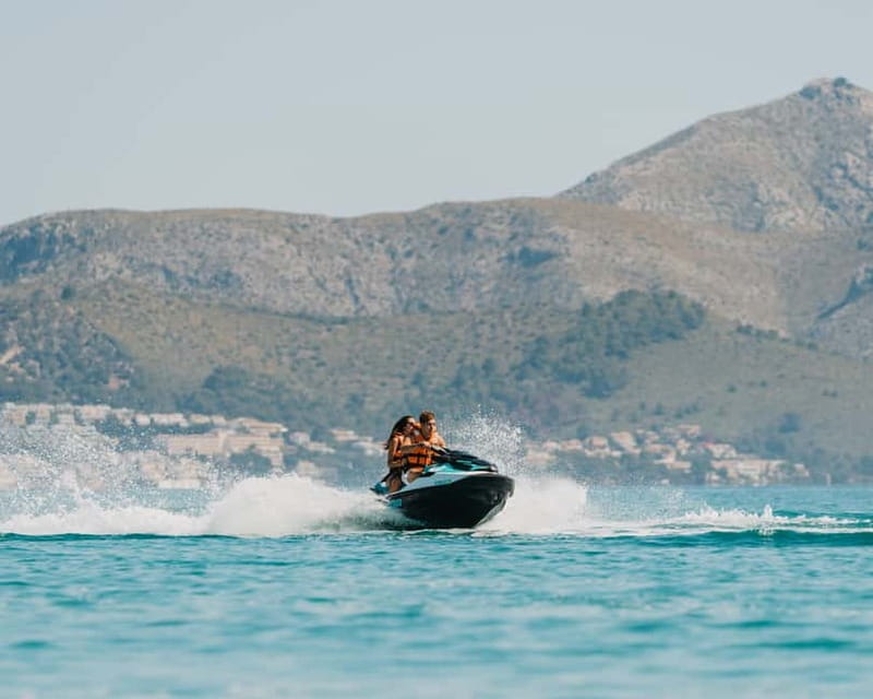 Andratx: Jet Ski Tour with Cave Visits and free Photos - Cala en Basset and its clear-water stop
