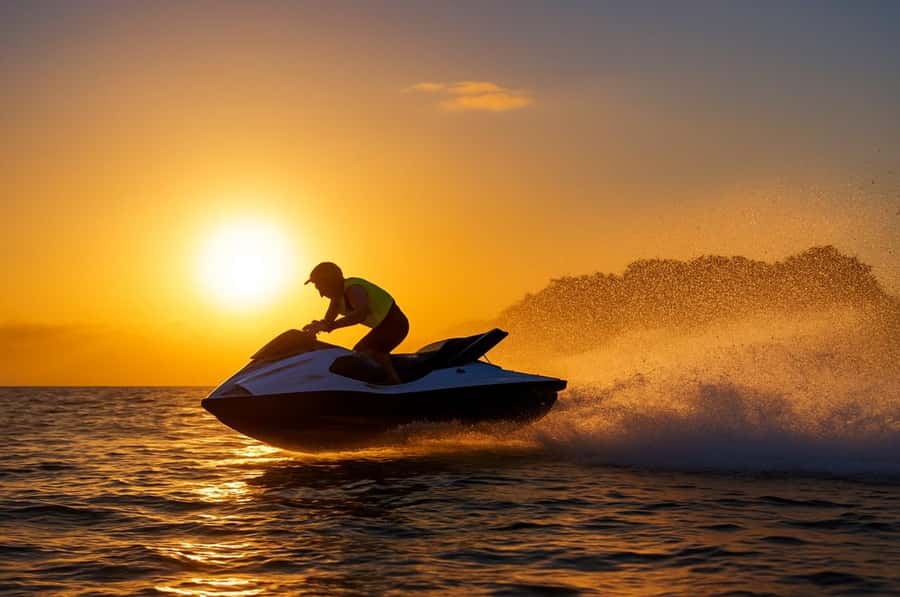 Arabian Sunset Jet Ski Tour – Waves Under the Orange Sky - What happens before the jet ski starts
