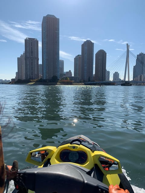 Asakusa : explore tokyo bay and canals by jet skis - Starting at Yashio Station at 10:00