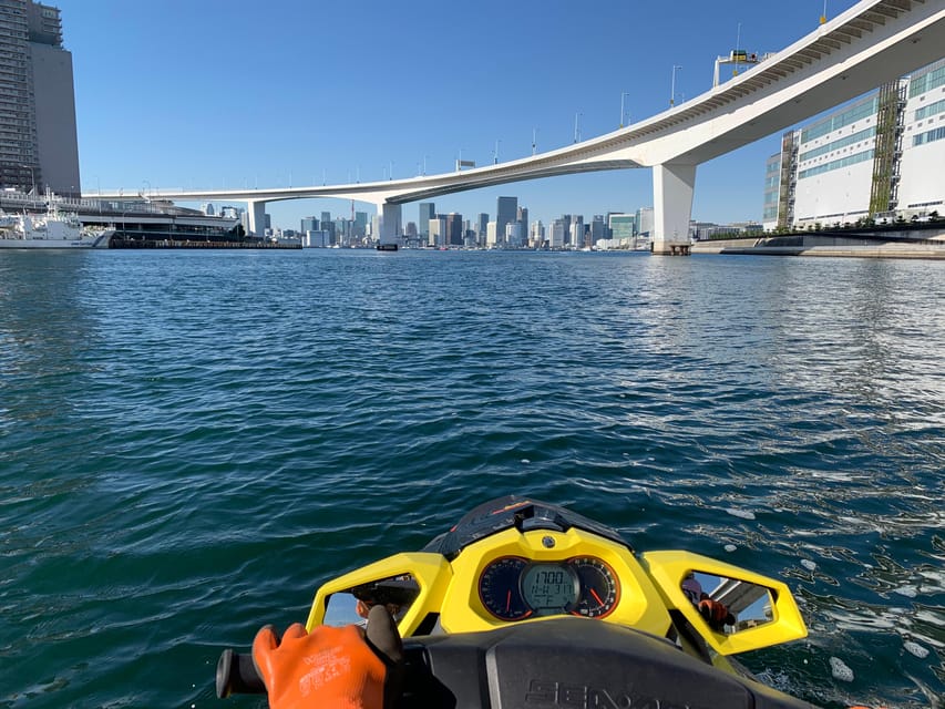 Asakusa : explore tokyo bay and canals by jet skis - The Sumida River and Tokyo Skytree View