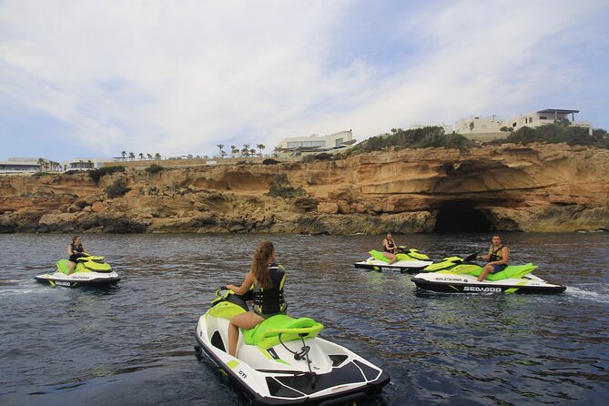 Atlantis Jet Ski Tour From San Antonio - Leaving San Antonio for Ibiza’s southwest shore