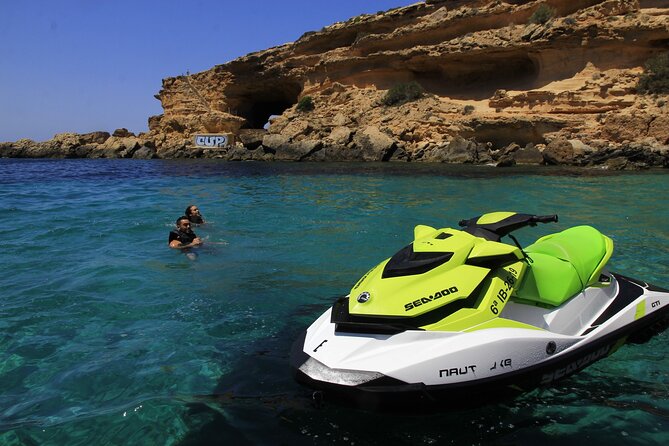 Atlantis Jet Ski Tour From San Antonio - Cala d’Hort and the view of Es Vedrà