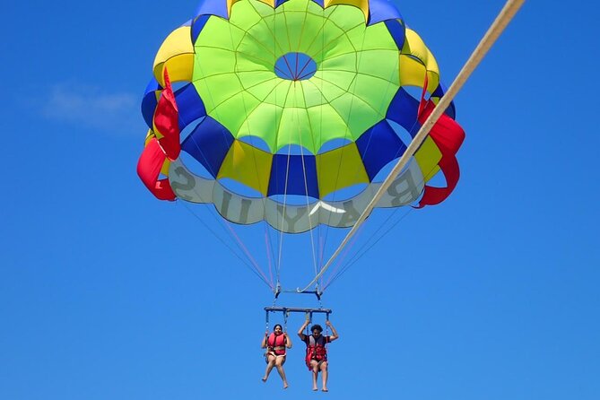 Bali Parasailing Adventure, Jet Ski, Banana Boat , Donat Boat, with Transport - What the $73 price really covers