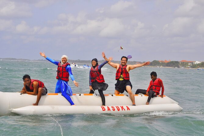 Bali Water Sport: Parasailing - Sea Walker -Jet Ski - Fly Board - Transfers, equipment, and extra costs