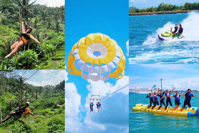 Bali: Zipline + Watersport Trio (Jetski, Parasailing, BananaBoat) - Key Points Before You Book