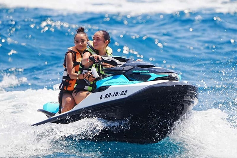 Barcelona: Jet Ski Ride 1 or 2 People w/ Instructor Included - Getting dry after the sea