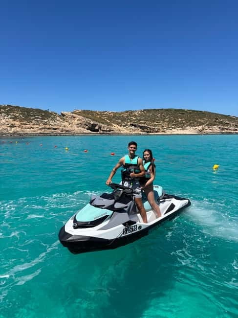 Blue Lagoon & Crystal Lagoon Jet Ski Tour with Photos - The Fast Route Toward Comino