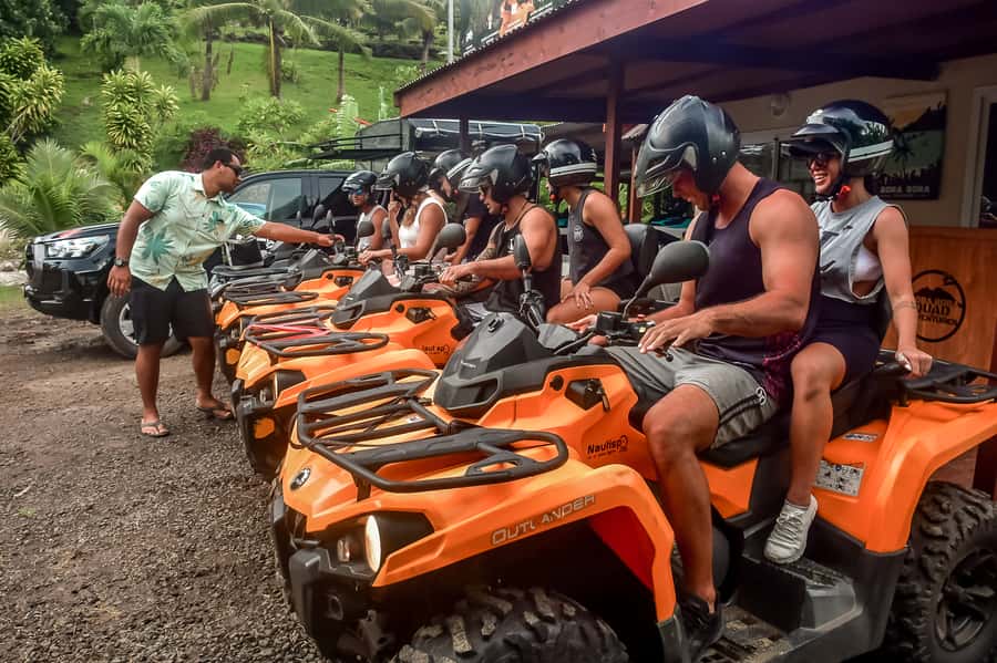 Bora Bora: Combo ATV & Jet Ski Day Trip with Polynesian BBQ - From ATV trails to the Bora Bora lagoon