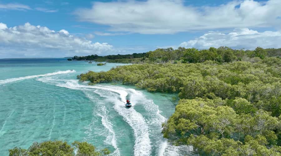 Brisbane: Half-Day Jetski Adventure to Moreton Bay Islands - Beneath the Gateway Bridge