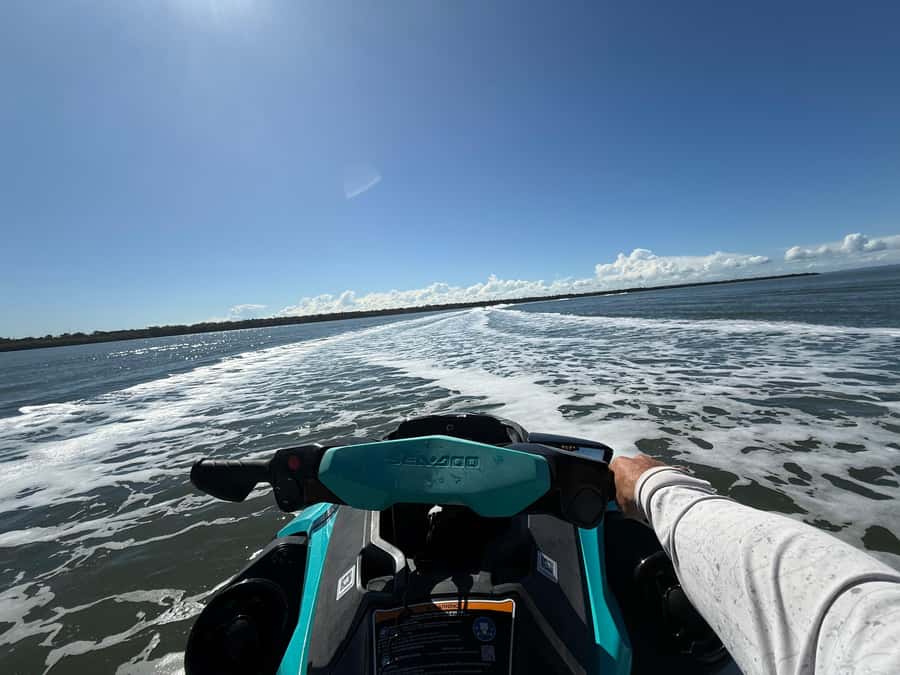 Brisbane: Half-Day Jetski Adventure to Moreton Bay Islands - The return run through Moreton Bay
