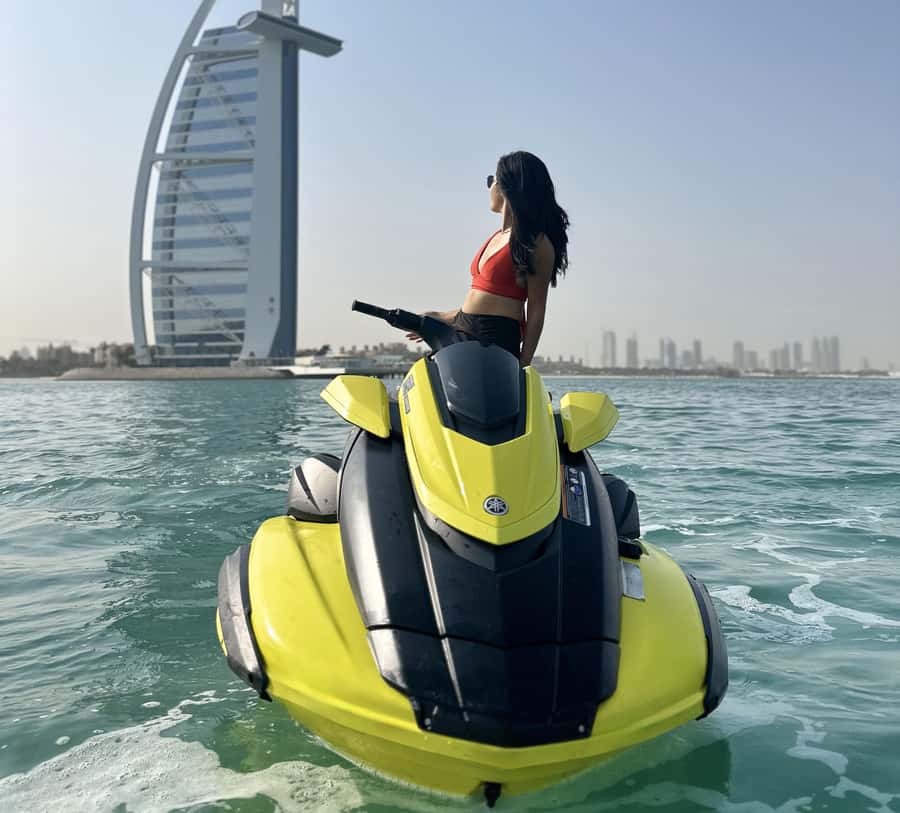 Burj Al Arab View: Thrilling 30-Minute Jet Ski Tour in Dubai - Photos with the Burj Al Arab in the background