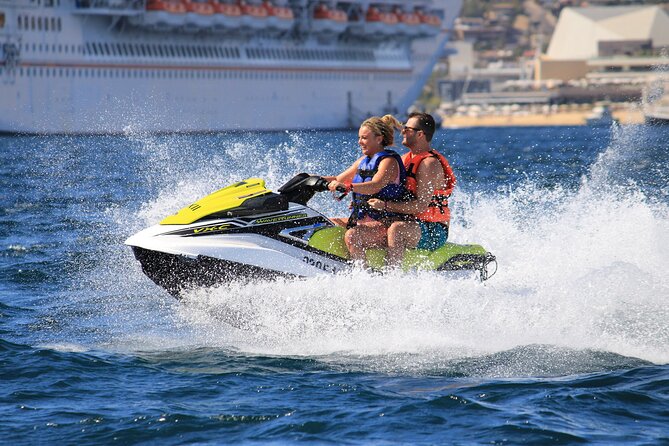 Cabo San Lucas Bay Guided Jet Ski 1 hour Rental - Starting at Medano Beach with Safety Instructions