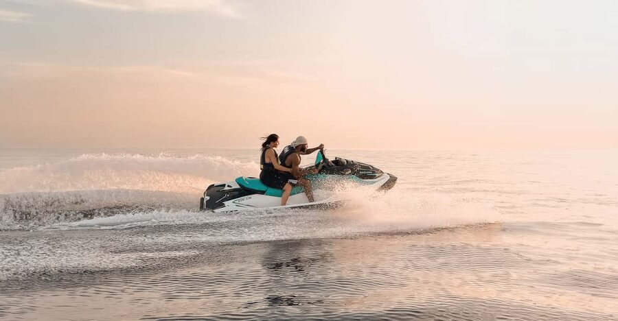 Cala d'Or | Jet Ski Sunset Tour 1h15 along southeast coast. - Swimming time and the included photo package