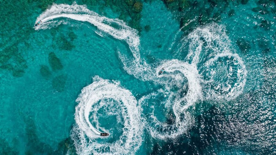 Calanova: Doble Jet Ski excursion with guide - Booking, timing, and cancellation details