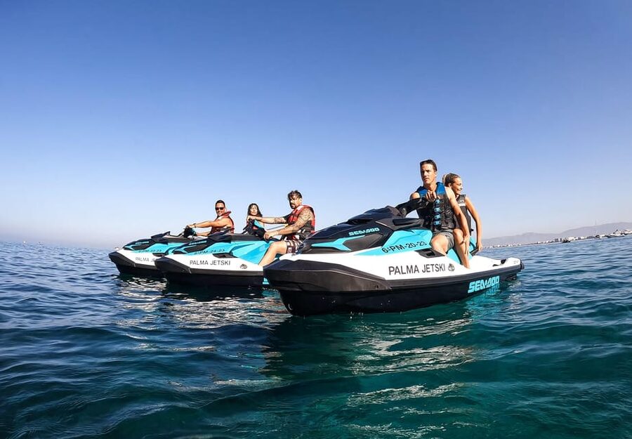 Calanova: Doble Jet Ski excursion with guide - What to bring and what not to expect