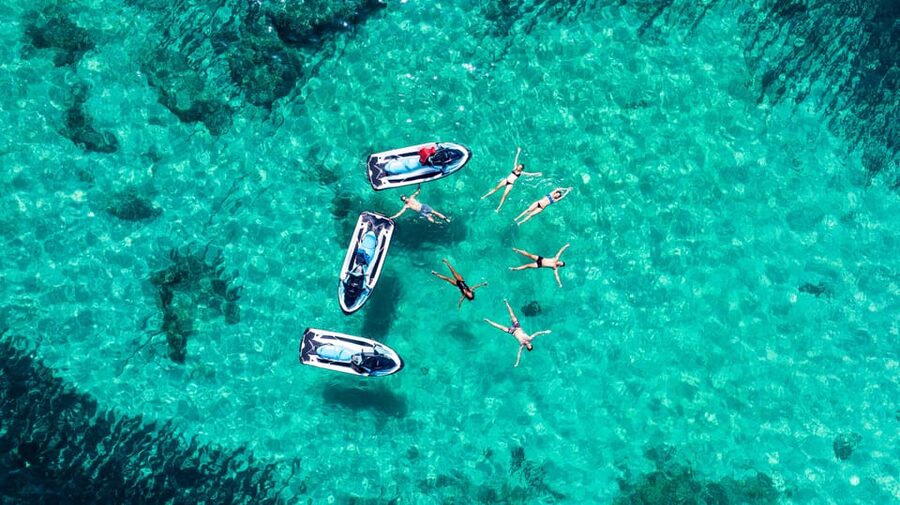 Calanova: Individual Jet Ski excursion with guide - What the one-hour route is really like