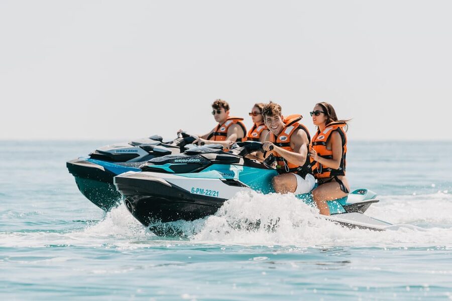 Can Picafort: Guided Playa de Muro Jet Ski Tour with Photos - Seeing Playa de Muro from the water