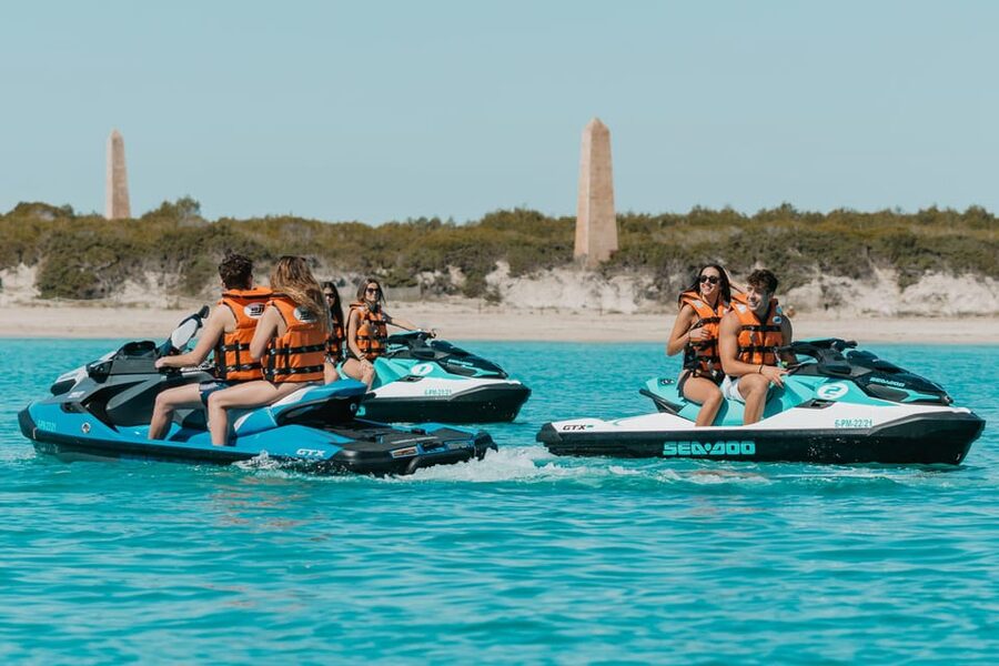 Can Picafort: Guided Playa de Muro Jet Ski Tour with Photos - The practical shape of the outing