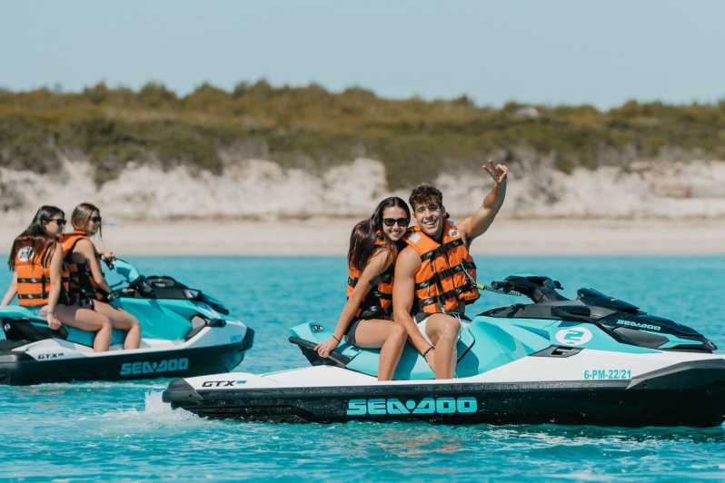 Can Picafort: Guided Playa de Muro Jet Ski Tour with Photos - The first burst of speed across Alcudia Bay